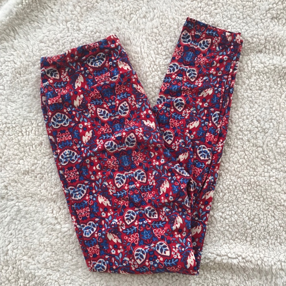 Patterned floral one size LuLaRoe Leggings